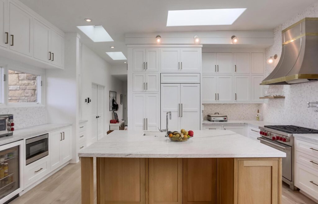 Rift White Oak Kitchen Cabinets in La Jolla