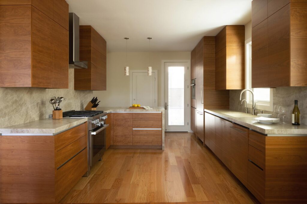 Award-Winning Kitchen with Elegant European Custom Kitchen and Bathroom Cabinets in La Jolla